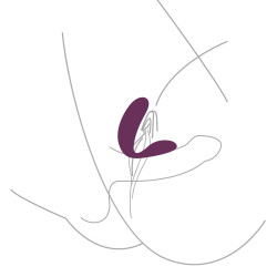 Xocoon Stimulateur pour Couple Bound Love Violet
